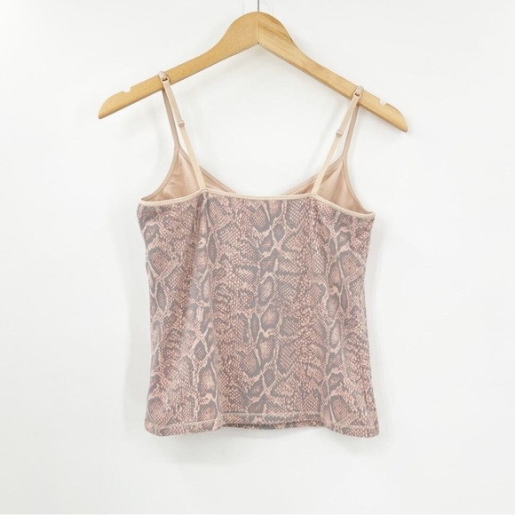 Y2K Victoria’s Secret Tank Snake Print Pink Size Medium Vintage - Picture 2 of 7